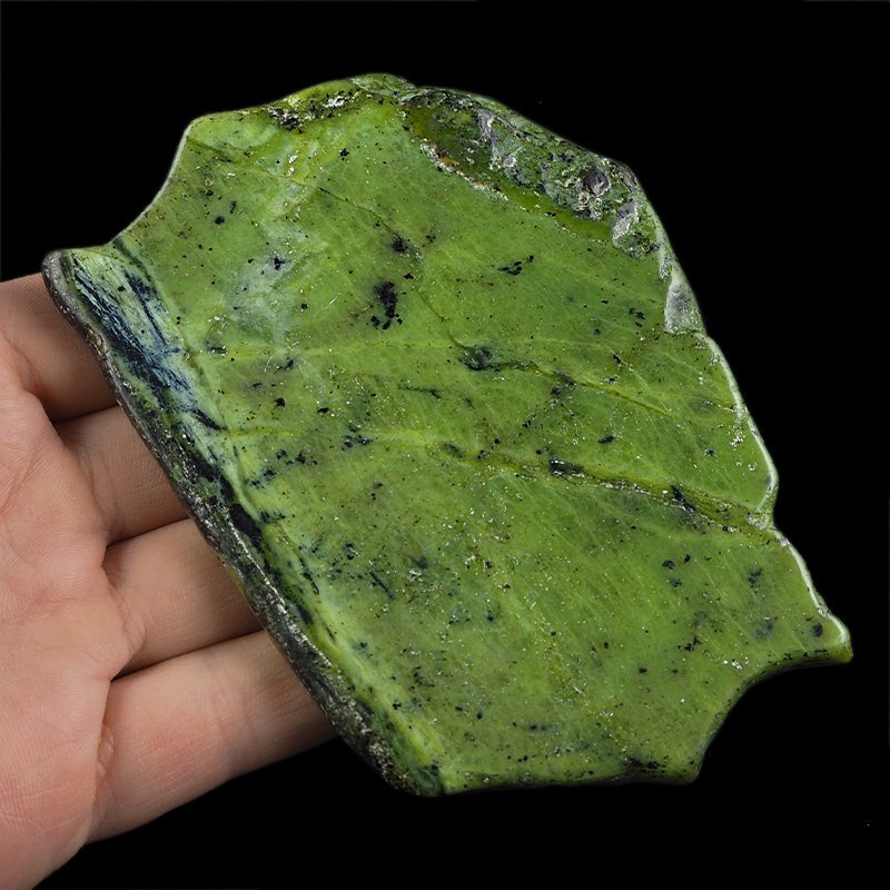 NEFRYT JADEITOWY - POLEROWANA PŁYTKA - 113 mm