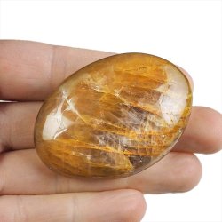 KRYSZTAŁ GÓRSKI Z LIMONITEM - OTOCZAK - 56 mm - MADAGASKAR