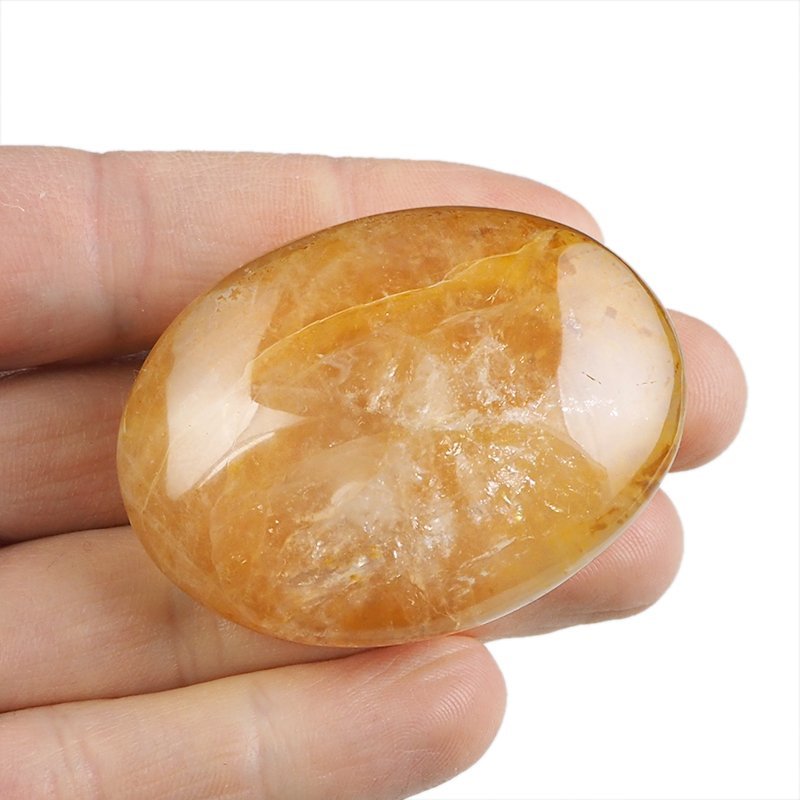 KRYSZTAŁ GÓRSKI Z LIMONITEM - OTOCZAK - 54 mm - MADAGASKAR