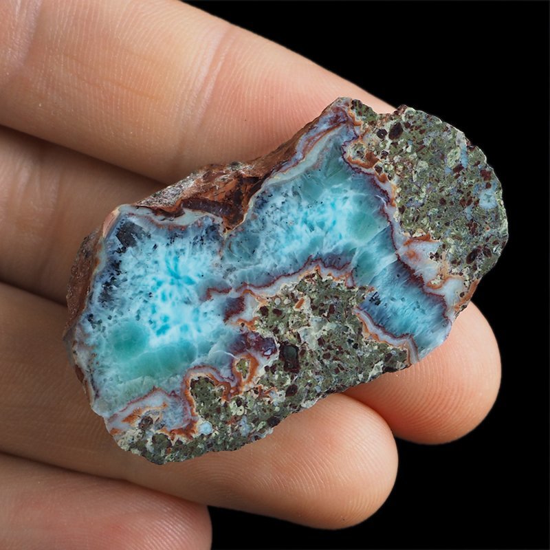 LARIMAR - ZGŁAD - 46 mm - DOMINIKANA