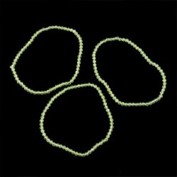 OLIWIN - PERYDOT - BRANSOLETKA Z KAMIENI NATURALNYCH - KULKA FASET. 3mm