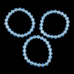 OPALIT - OPAL SYNTETYCZNY - BRANSOLETKA Z KAMIENI - KULKA 8mm