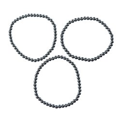 HEMATYT - BRANSOLETKA Z KAMIENI NATURALNYCH - KULKA 4mm