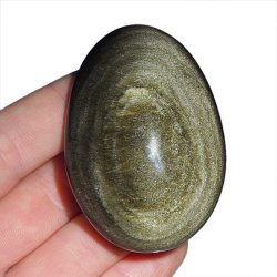OBSYDIAN ZŁOCISTY - MYDEŁKO - 61 mm - MEKSYK