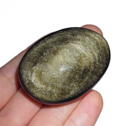 OBSYDIAN ZŁOCISTY - MYDEŁKO - 58 mm - MEKSYK