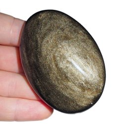 OBSYDIAN ZŁOCISTY - MYDEŁKO - 74 mm - MEKSYK