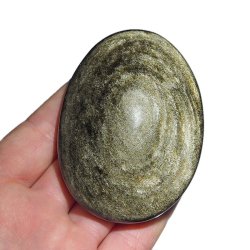 OBSYDIAN ZŁOCISTY - MYDEŁKO - 77 mm - MEKSYK