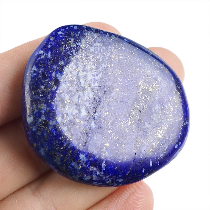 LAPIS LAZULI - PŁASKI OTOCZAK - 51 mm
