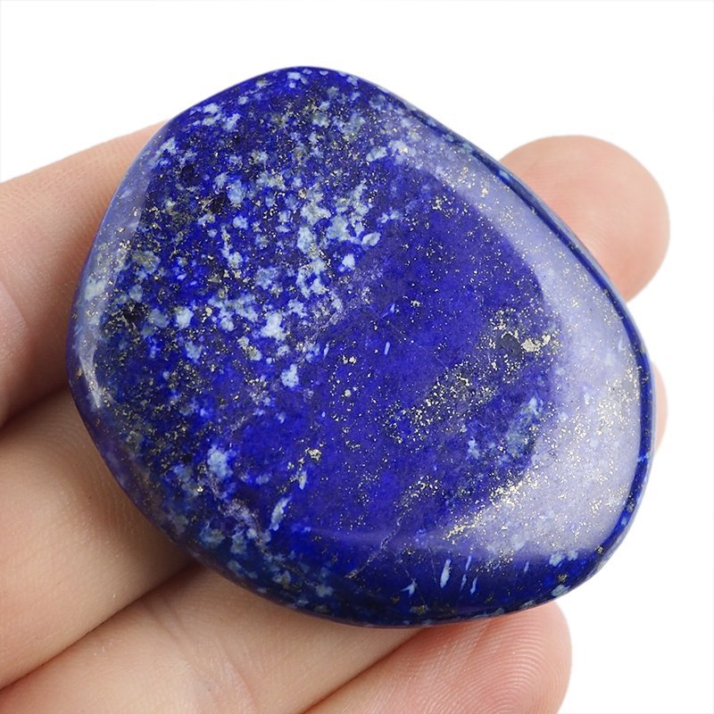 LAPIS LAZULI - PŁASKI OTOCZAK - 51 mm