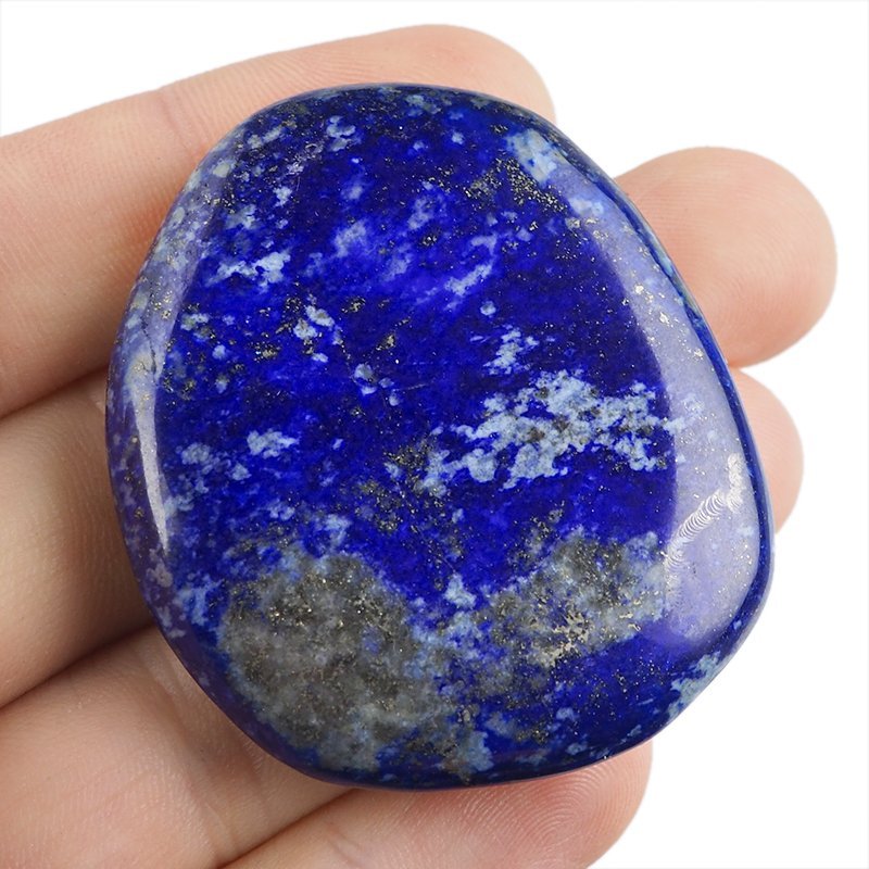 LAPIS LAZULI - PŁASKI OTOCZAK - 51 mm