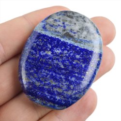LAPIS LAZULI - PŁASKI OTOCZAK - 53 mm