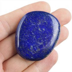 LAPIS LAZULI - PŁASKI OTOCZAK - 48 mm