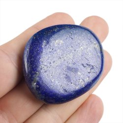 LAPIS LAZULI - PŁASKI OTOCZAK - 48 mm