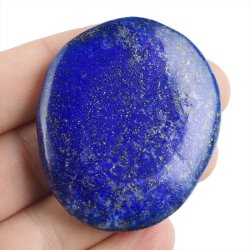 LAPIS LAZULI - PŁASKI OTOCZAK - 52 mm