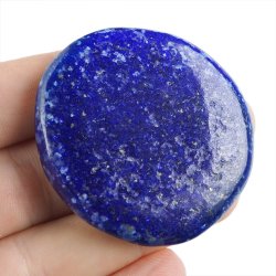 LAPIS LAZULI - PŁASKI OTOCZAK - 48 mm