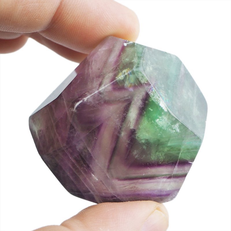 FLUORYT TĘCZOWY - 40 mm - POLEROWANY - CHINY