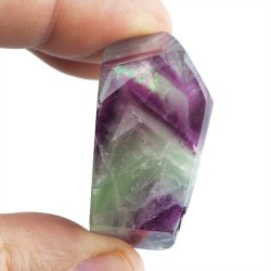 FLUORYT TĘCZOWY - 40 mm - POLEROWANY - CHINY