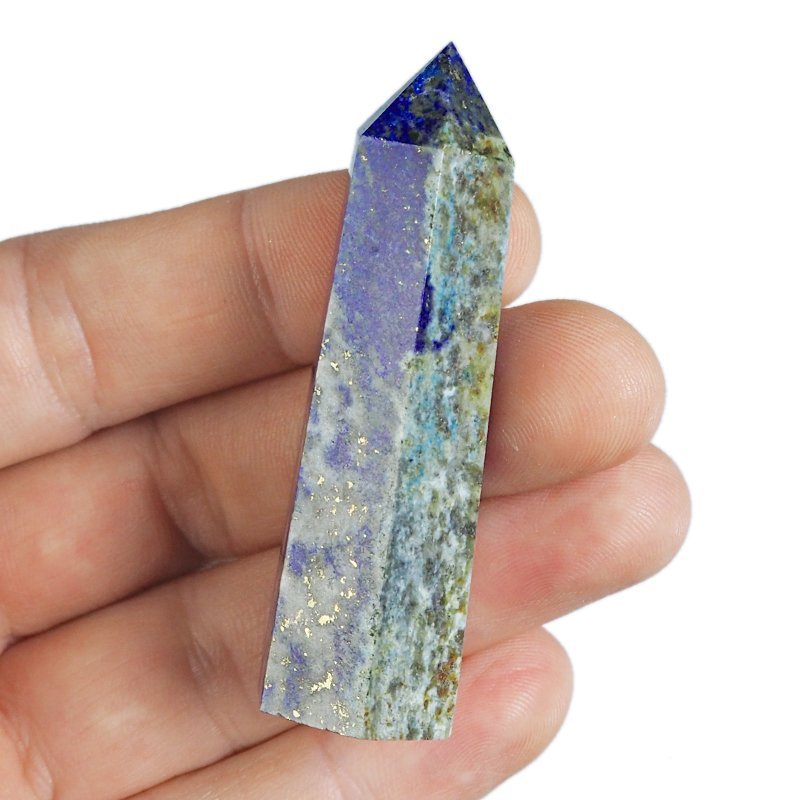 LAPIS LAZULI - OBELISK Z NATURALNEGO KAMIENIA - 62 mm - AFGANISTAN