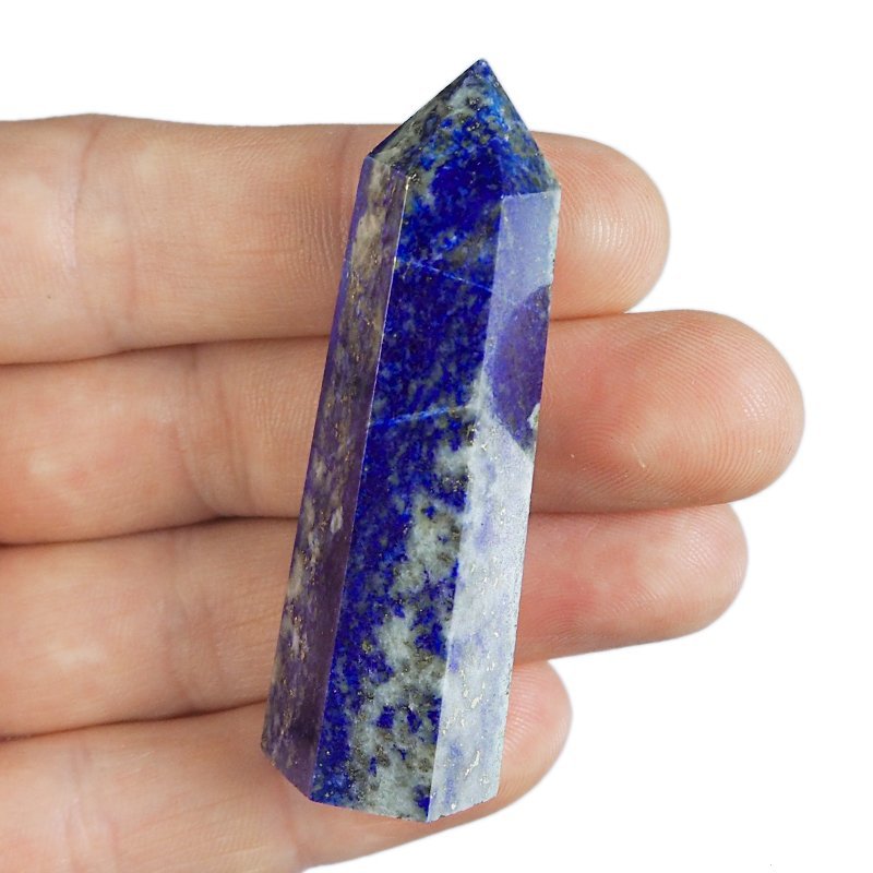 LAPIS LAZULI - OBELISK Z NATURALNEGO KAMIENIA - 62 mm - AFGANISTAN