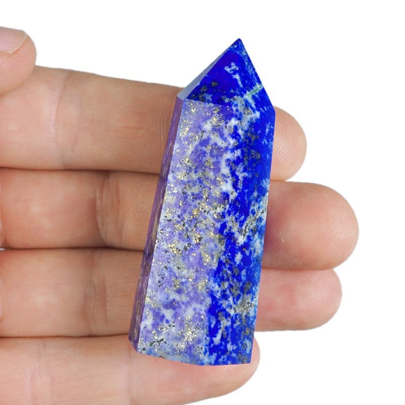 LAPIS LAZULI - OBELISK Z NATURALNEGO KAMIENIA - 60 mm - AFGANISTAN