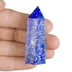 LAPIS LAZULI - OBELISK Z NATURALNEGO KAMIENIA - 60 mm - AFGANISTAN