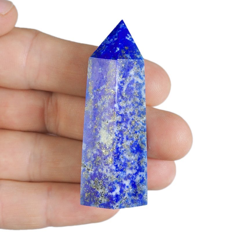 LAPIS LAZULI - OBELISK Z NATURALNEGO KAMIENIA - 60 mm - AFGANISTAN