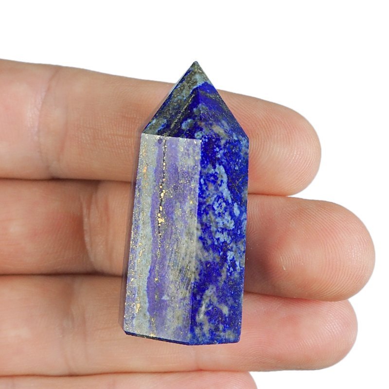 LAPIS LAZULI - OBELISK Z NATURALNEGO KAMIENIA - 45 mm - AFGANISTAN