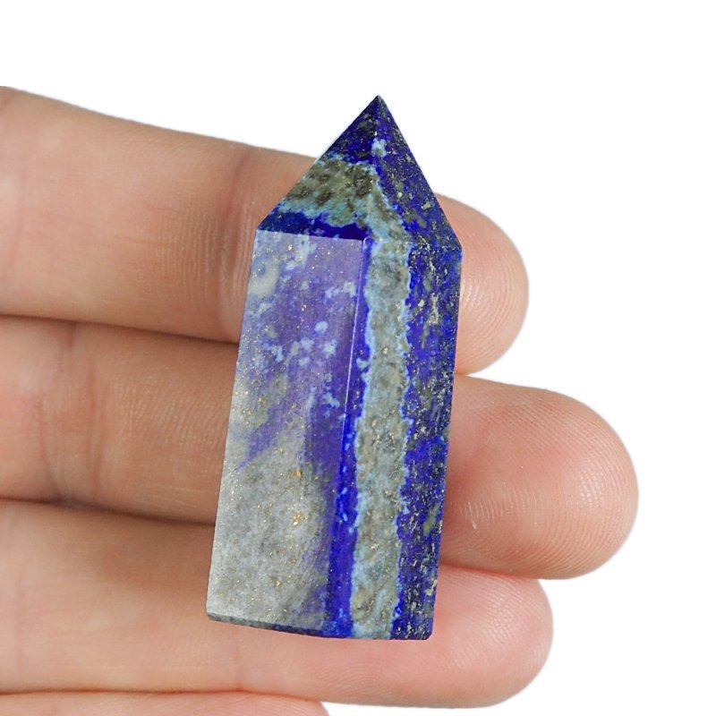LAPIS LAZULI - OBELISK Z NATURALNEGO KAMIENIA - 45 mm - AFGANISTAN