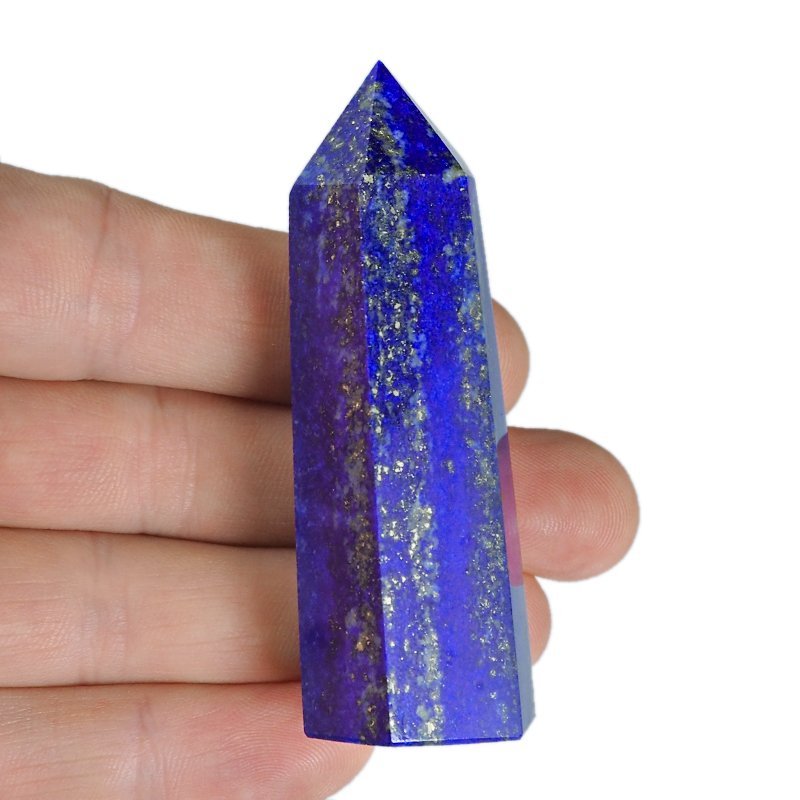 LAPIS LAZULI - OBELISK Z NATURALNEGO KAMIENIA - 69 mm - AFGANISTAN