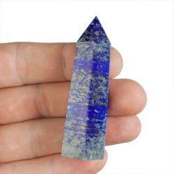 LAPIS LAZULI - OBELISK Z NATURALNEGO KAMIENIA - 62 mm - AFGANISTAN