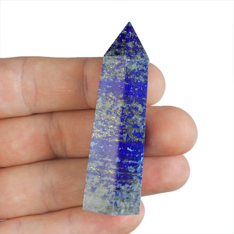 LAPIS LAZULI - OBELISK Z NATURALNEGO KAMIENIA - 62 mm - AFGANISTAN