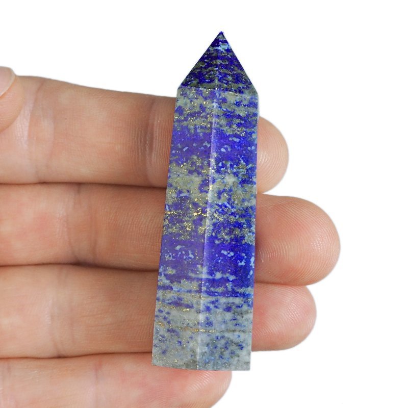 LAPIS LAZULI - OBELISK Z NATURALNEGO KAMIENIA - 62 mm - AFGANISTAN