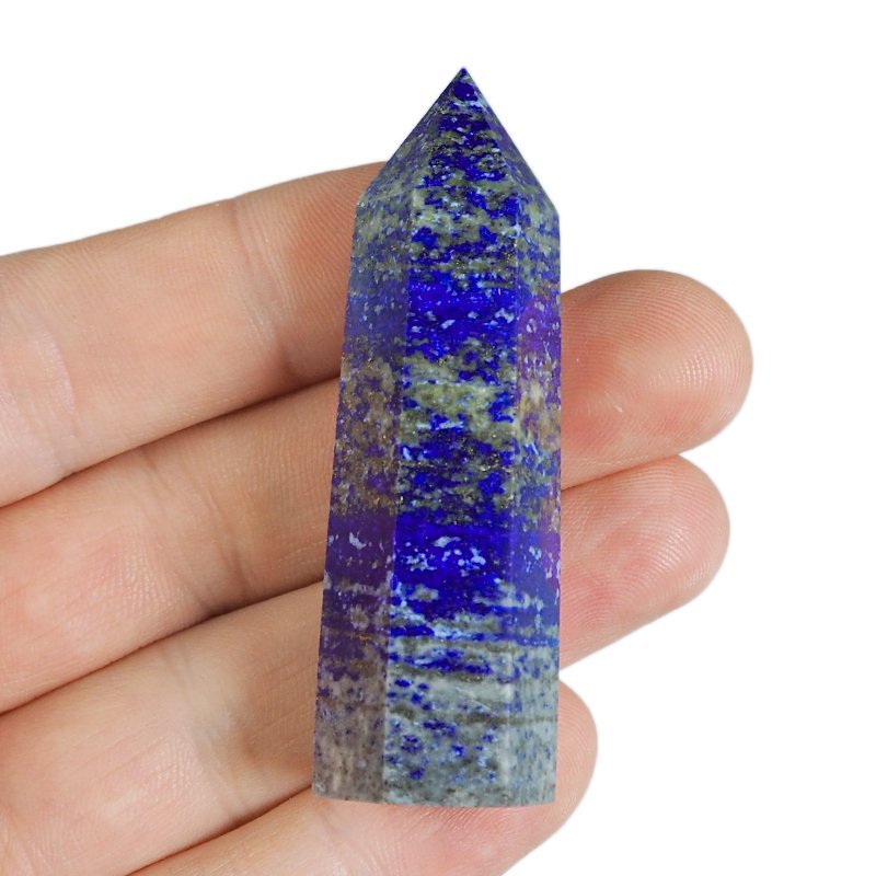 LAPIS LAZULI - OBELISK Z NATURALNEGO KAMIENIA - 62 mm - AFGANISTAN