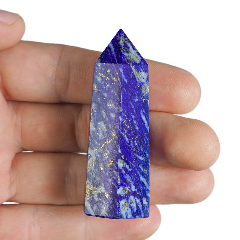 LAPIS LAZULI - OBELISK Z NATURALNEGO KAMIENIA - 61 mm - AFGANISTAN