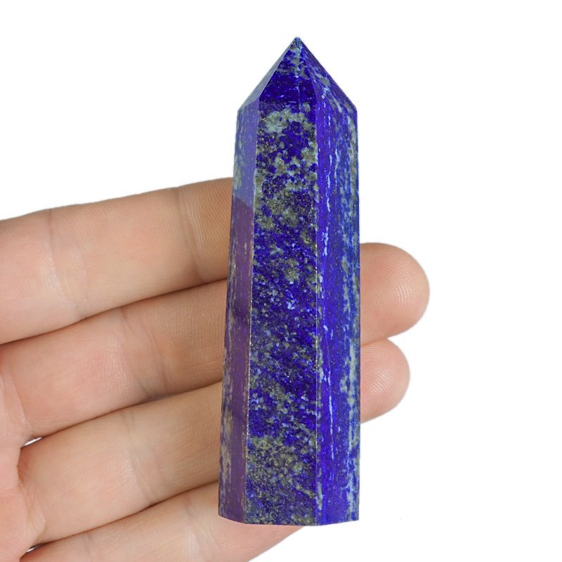 LAPIS LAZULI - OBELISK Z NATURALNEGO KAMIENIA - 80 mm - AFGANISTAN