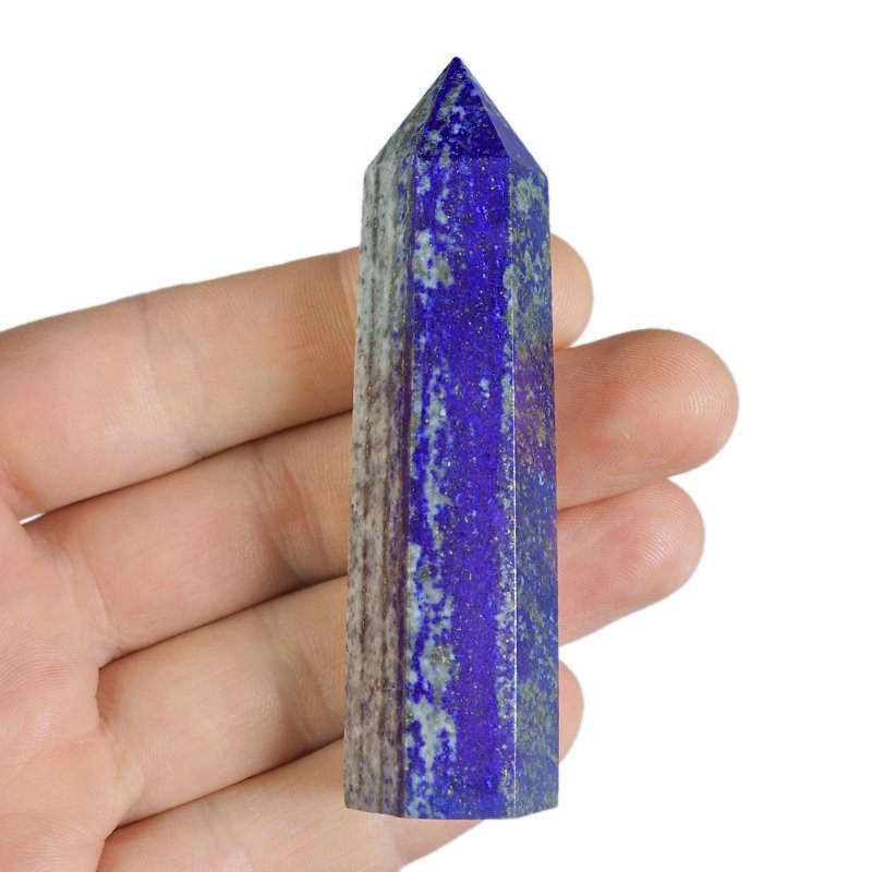 LAPIS LAZULI - OBELISK Z NATURALNEGO KAMIENIA - 80 mm - AFGANISTAN