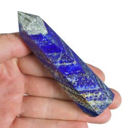 LAPIS LAZULI - OBELISK Z NATURALNEGO KAMIENIA - 96 mm - AFGANISTAN