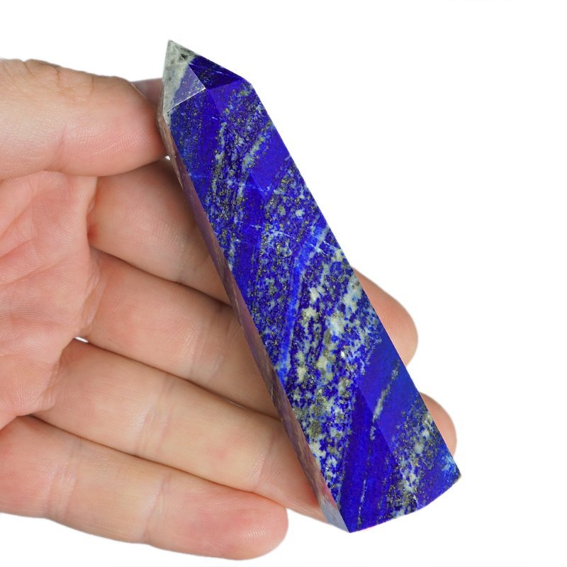 LAPIS LAZULI - OBELISK Z NATURALNEGO KAMIENIA - 96 mm - AFGANISTAN