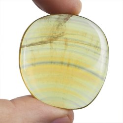 ŻÓŁTY FLUORYT - PŁASKI OTOCZAK - 43 mm