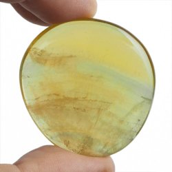 ŻÓŁTY FLUORYT - PŁASKI OTOCZAK - 42 mm