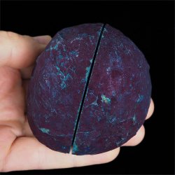 AGAT NIEBIESKI - DWIE POŁÓWKI - 70 mm - BRAZYLIA