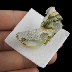 ZIELONY TURMALIN WERDELIT, KRYSZTAŁ GÓRSKI - 40 mm - BRAZYLIA