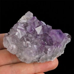 AMETYST- SZCZOTKA KRYSTALICZNA - 65 mm - URUGWAJ