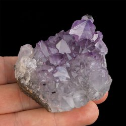 AMETYST- SZCZOTKA KRYSTALICZNA - 65 mm - URUGWAJ