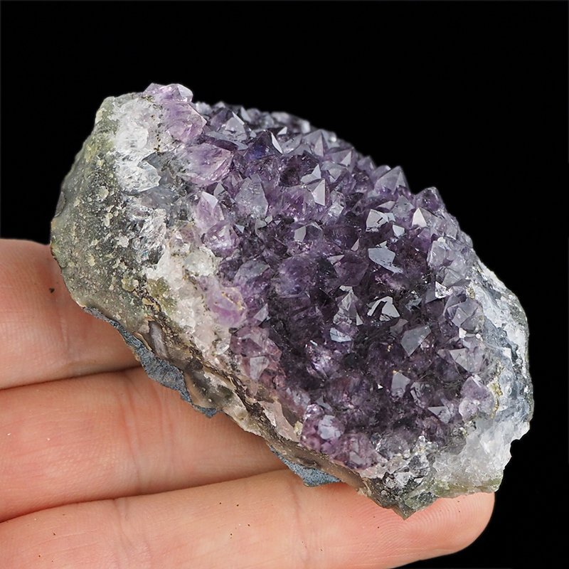 AMETYST- SZCZOTKA KRYSTALICZNA - 78 mm - URUGWAJ