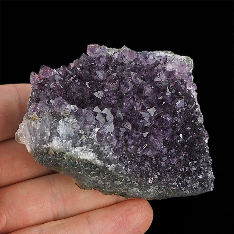 AMETYST- SZCZOTKA KRYSTALICZNA - 78 mm - URUGWAJ