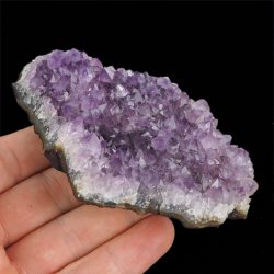 AMETYST- SZCZOTKA KRYSTALICZNA - 106 mm - URUGWAJ