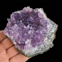 AMETYST- SZCZOTKA KRYSTALICZNA - 102 mm - URUGWAJ