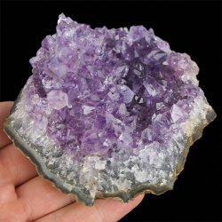 AMETYST- SZCZOTKA KRYSTALICZNA - 102 mm - URUGWAJ