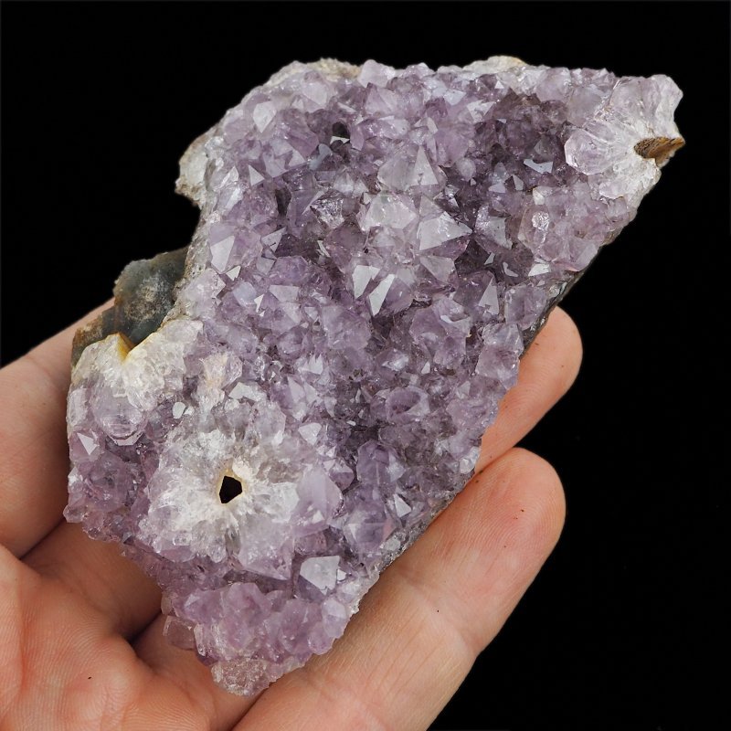 AMETYST- SZCZOTKA KRYSTALICZNA - 100 mm - URUGWAJ